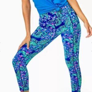 Lilly Pulitzer Weekender High Rise Leggings Serenade in the Shade Large